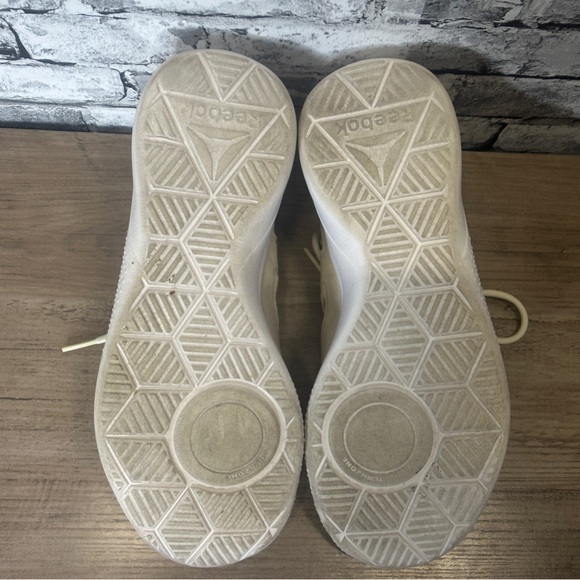 GUC Reebok Women’s Cardio Motion Cross Trainer Beige and Pink Casual Size 9 - Picture 11 of 13